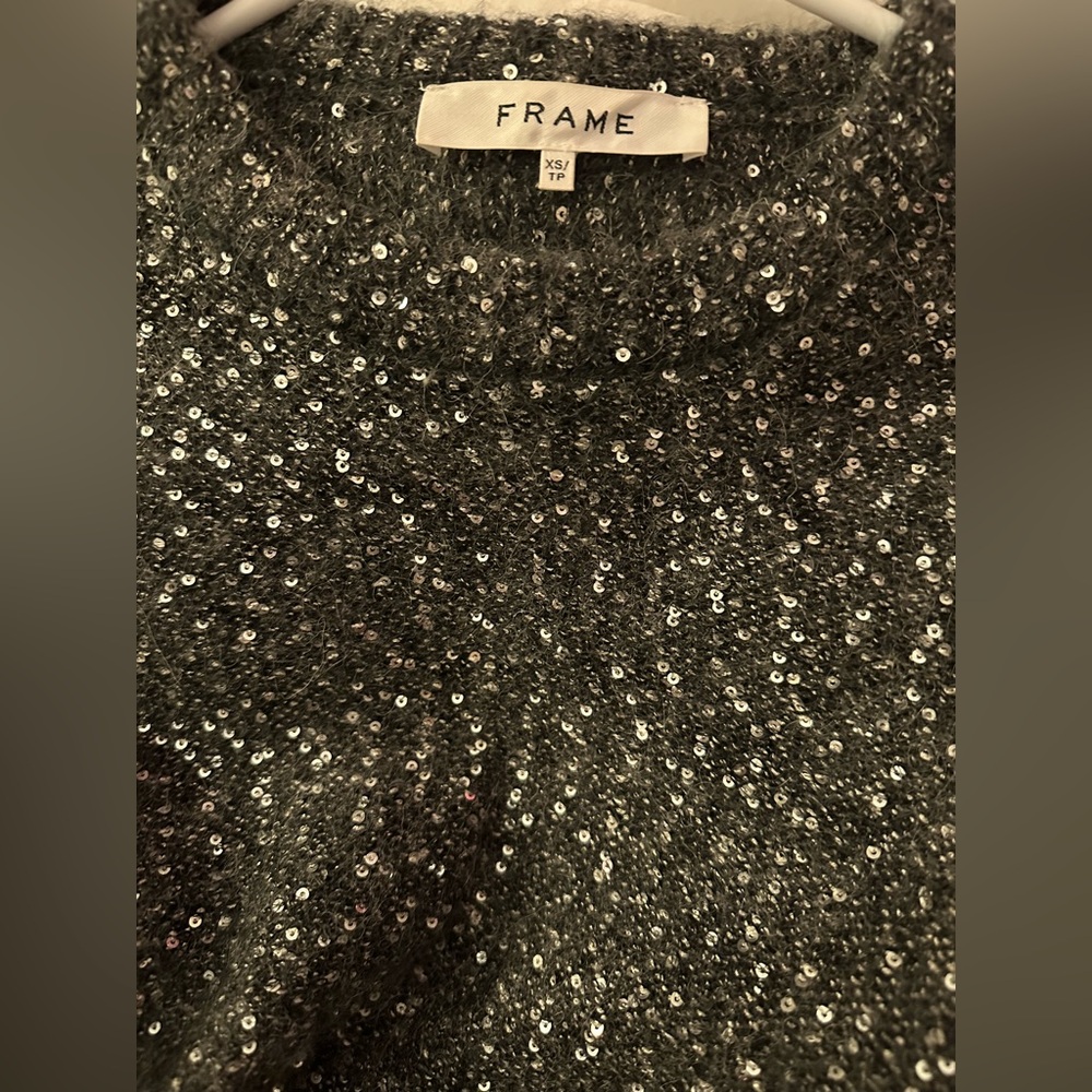 Frame Denim Women’s Sequin Palette Sweater